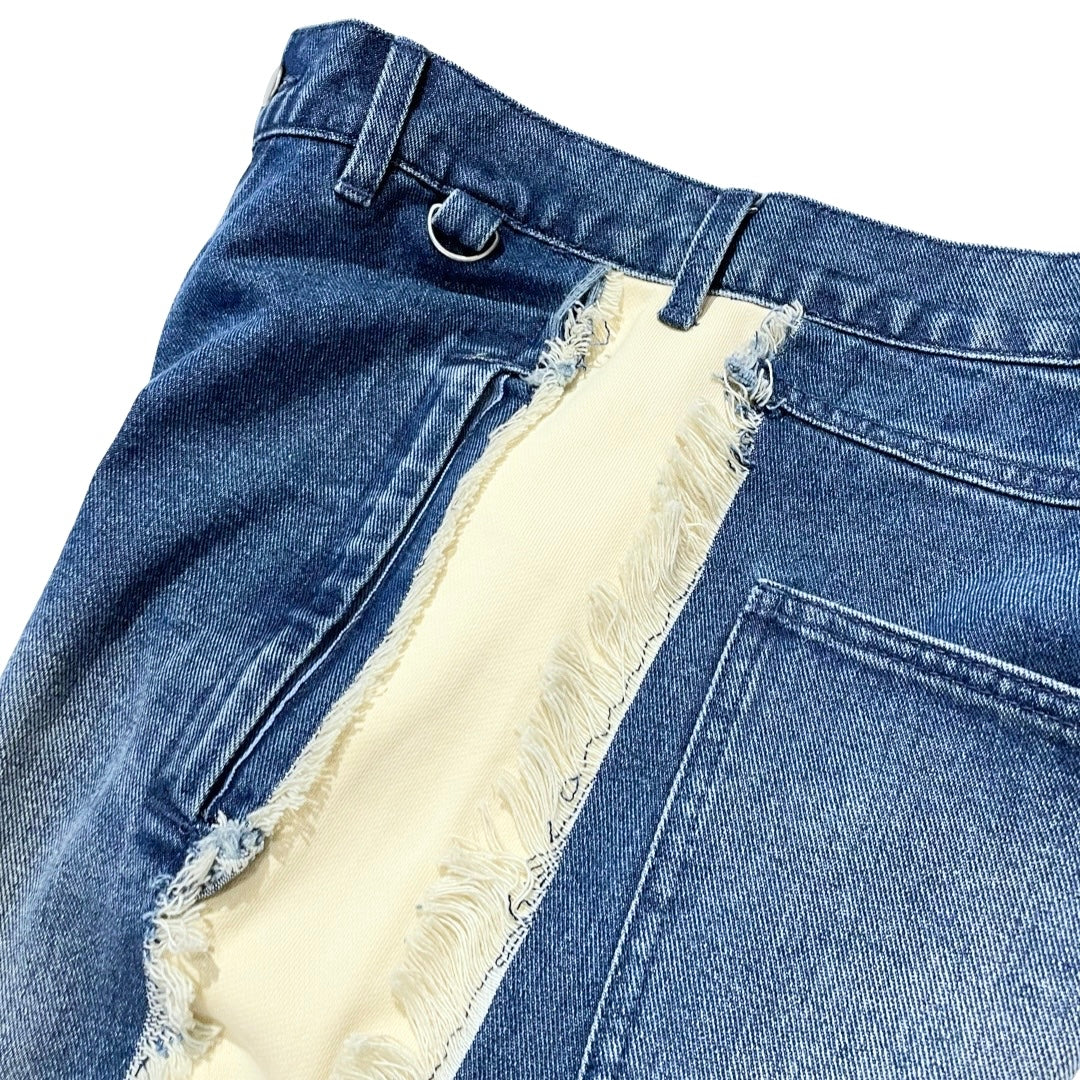 BREAK DENIM PANTS - BLUE