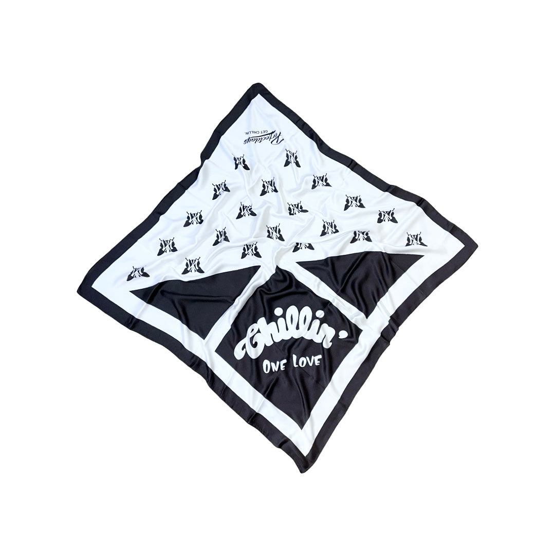NY BUTTERFLY SCARF - BLACK