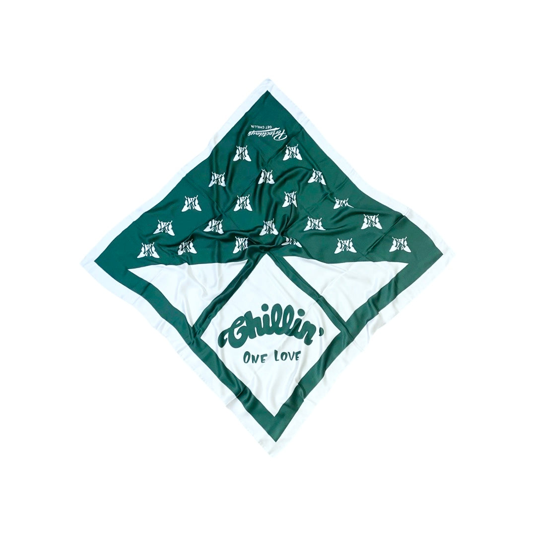 NY BUTTERFLY SCARF - GREEN