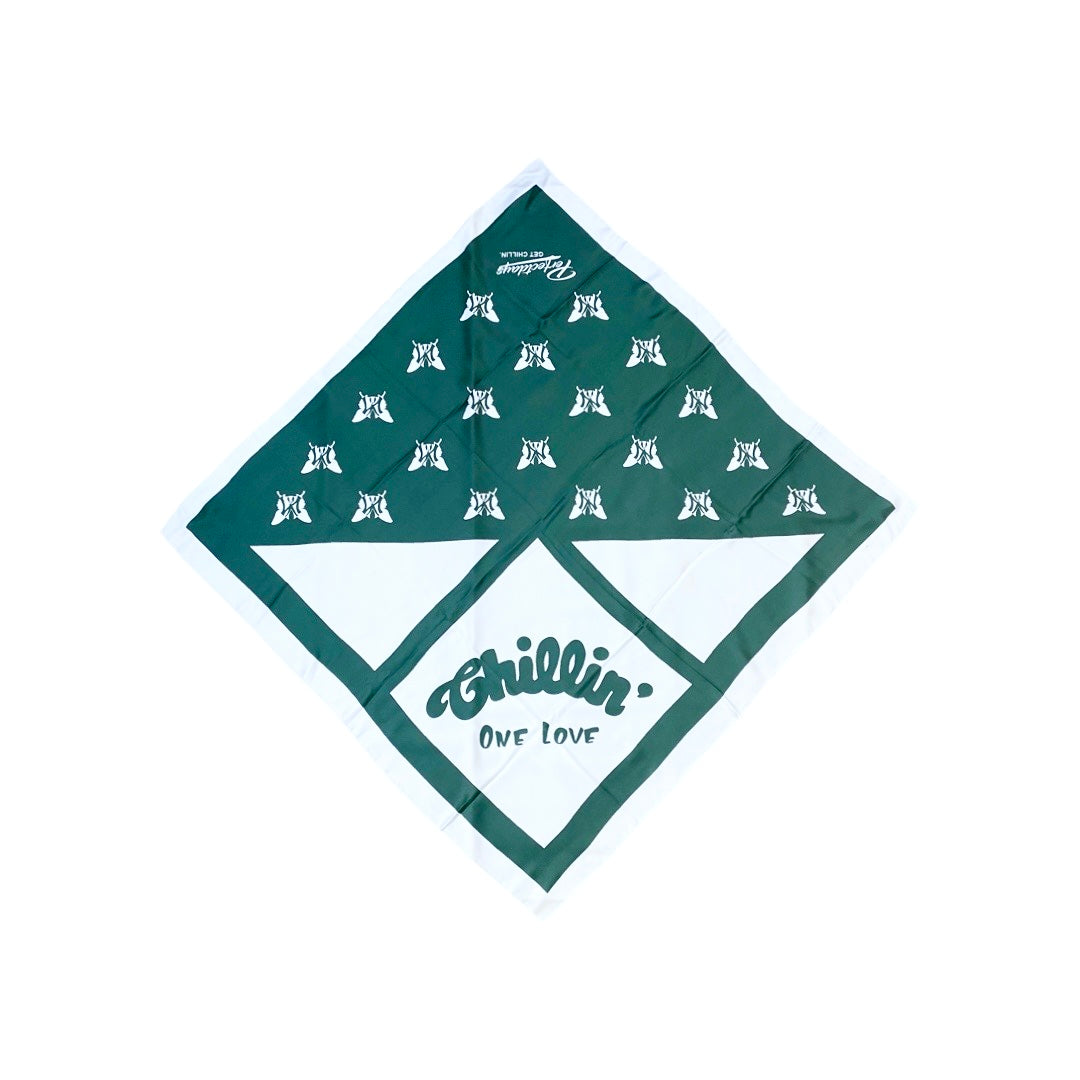 NY BUTTERFLY SCARF - GREEN