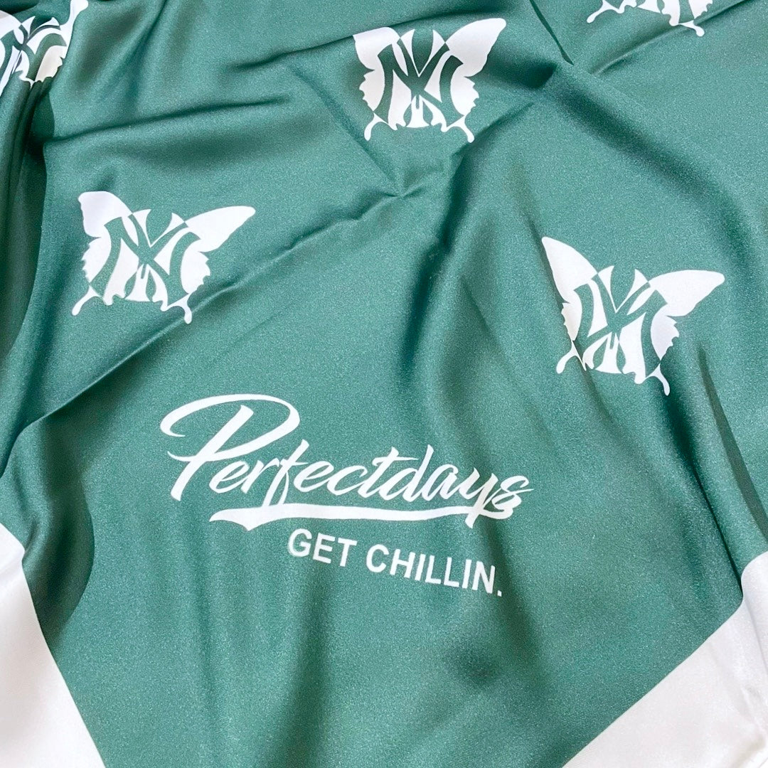 NY BUTTERFLY SCARF - GREEN