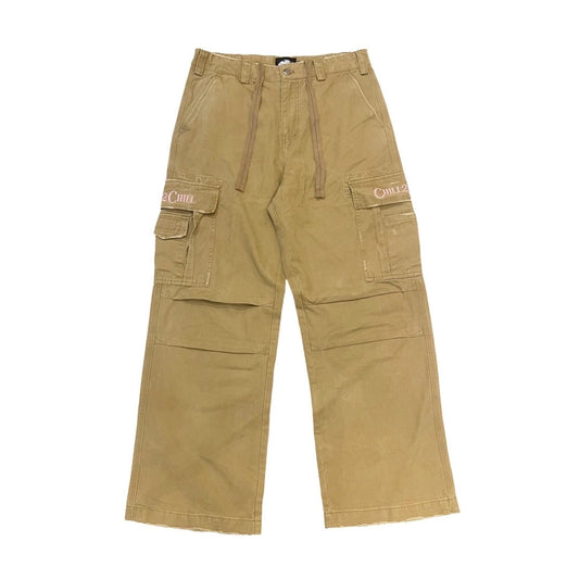 TWILL CARGO PANTS - KHAKI