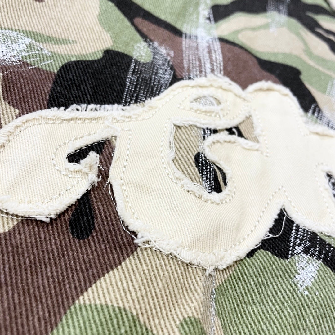 CAMO OPEN ZIP SHIRTS