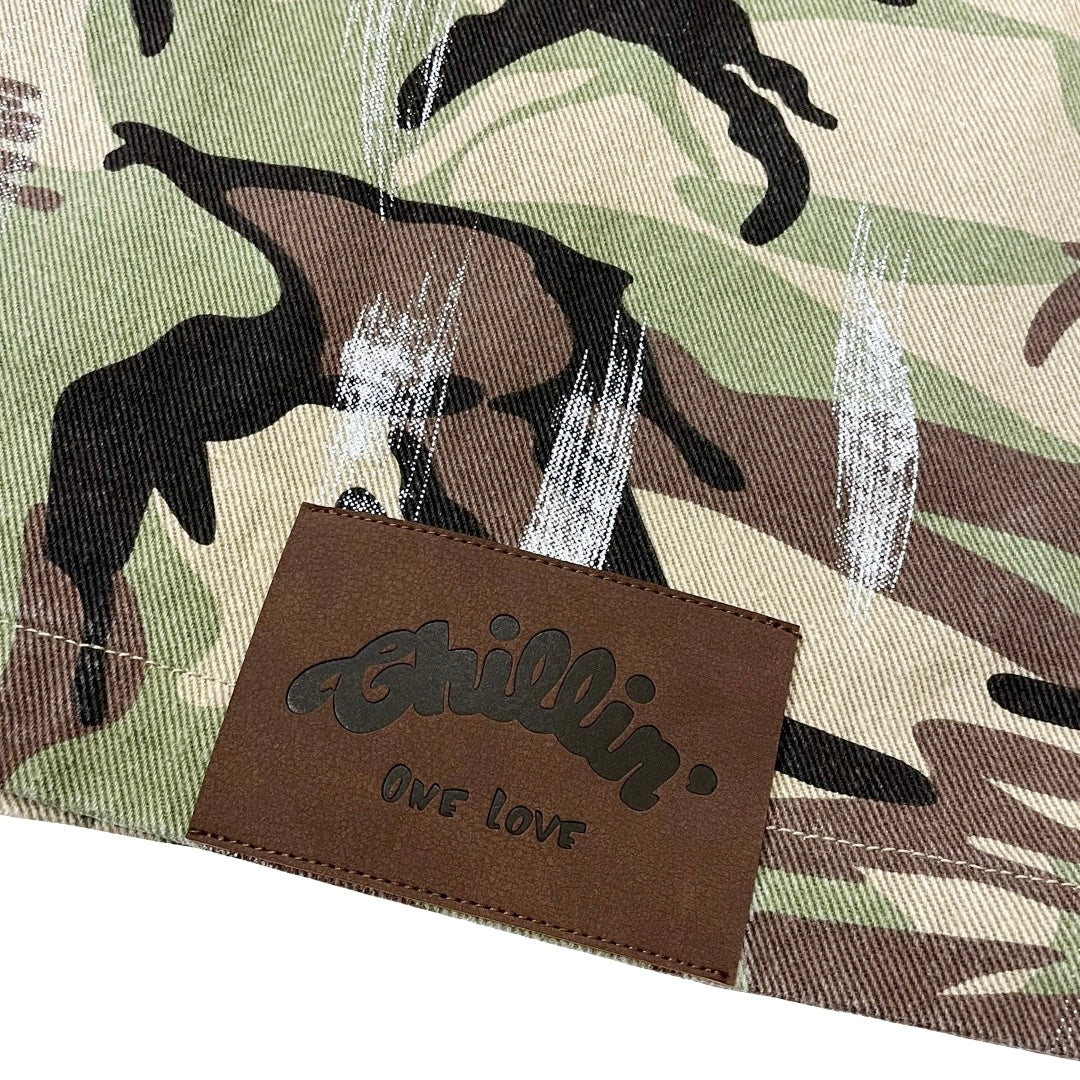 CAMO OPEN ZIP SHIRTS