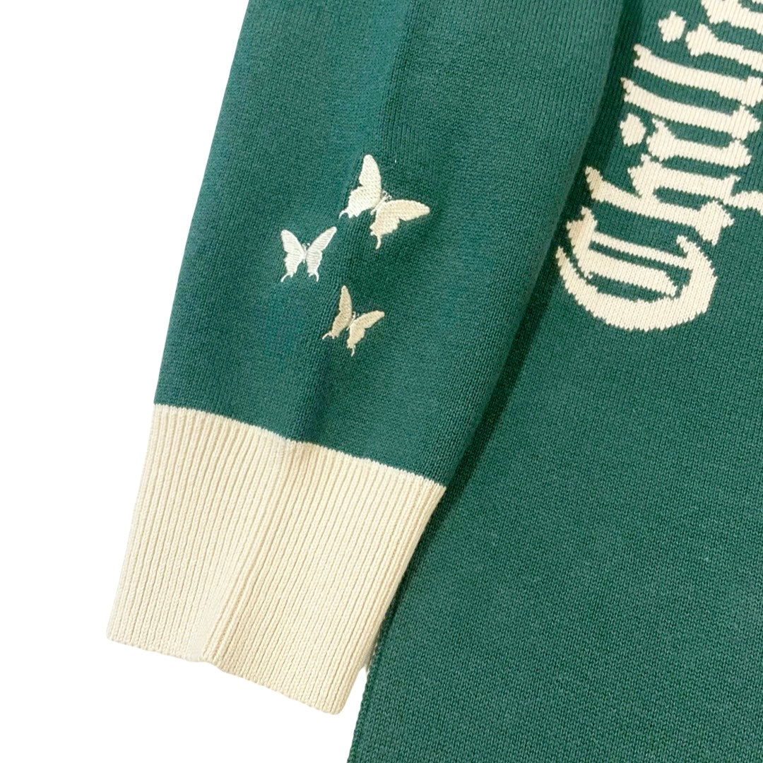 BUTTERFLY SPRING SWEATER - GREEN