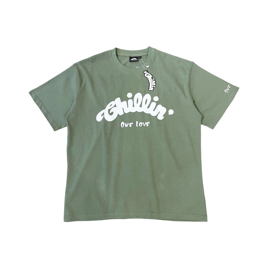 BIG LOGO S/S TEE - ASH GREEN