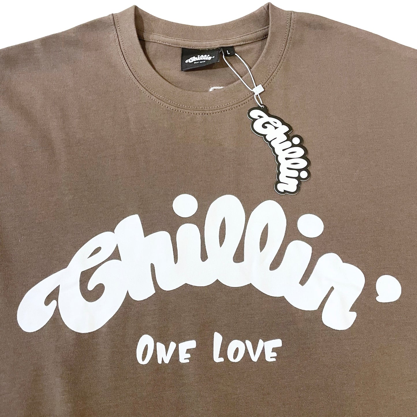 BIG LOGO S/S TEE - BROWN