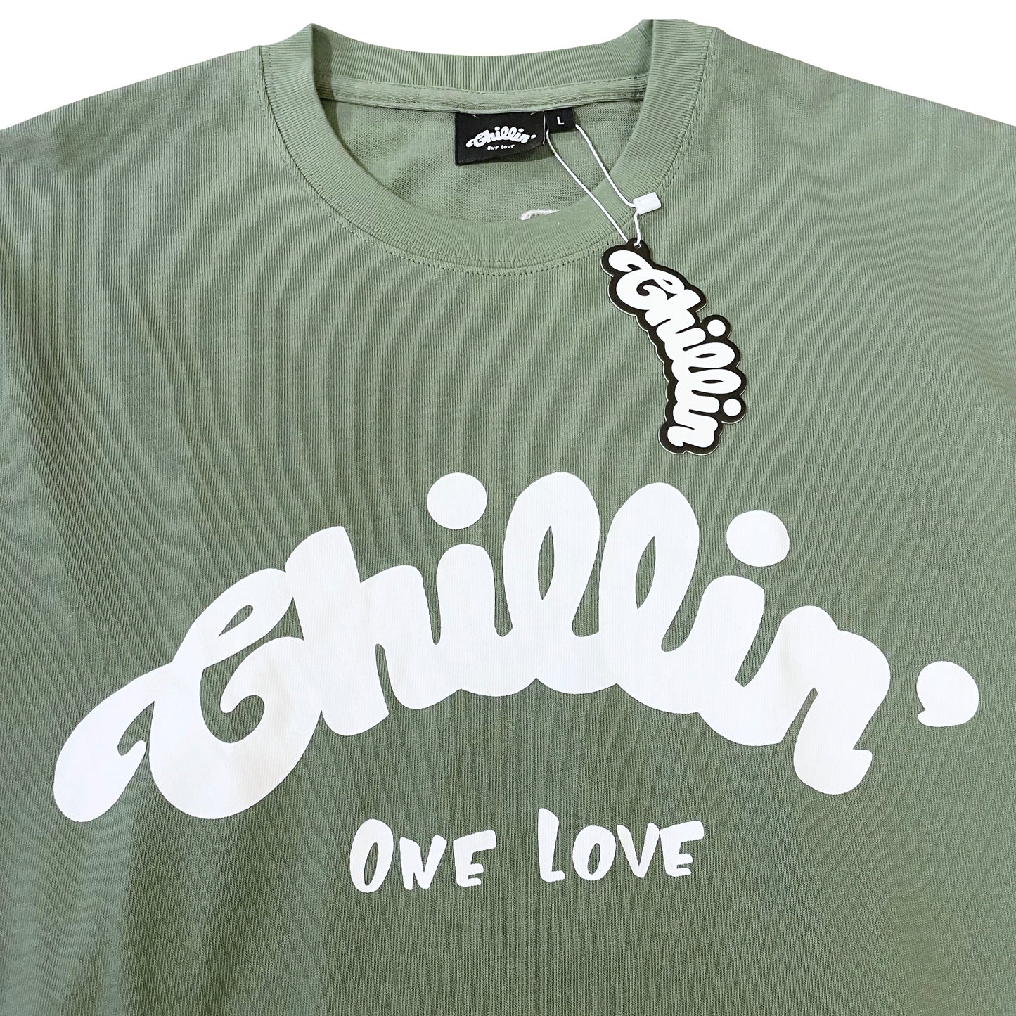 BIG LOGO S/S TEE - ASH GREEN