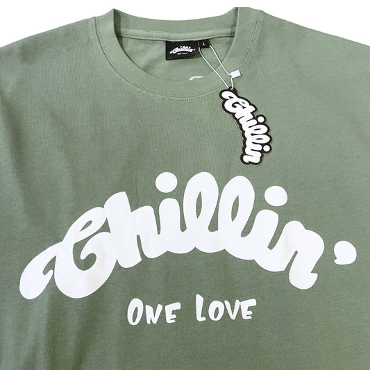 BIG LOGO S/S TEE - ASH GREEN