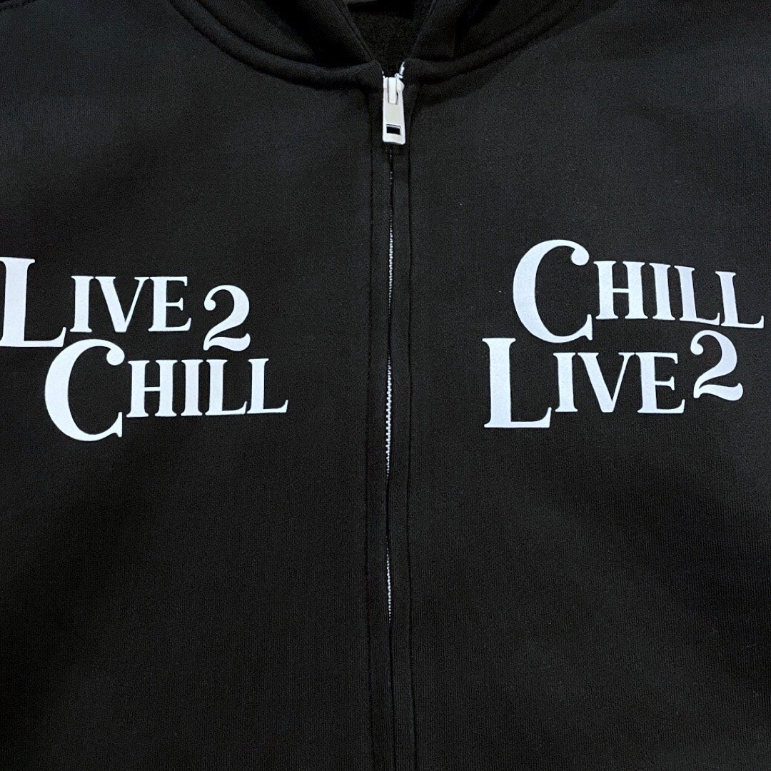 L2C REFLECTOR HOODIE - BLACK