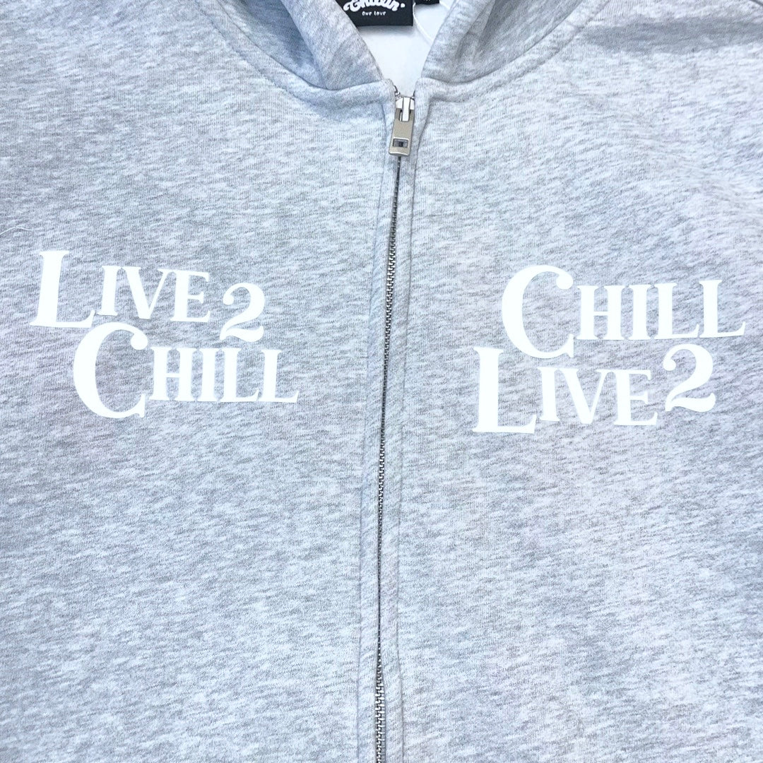 L2C REFLECTOR HOODIE - GREY