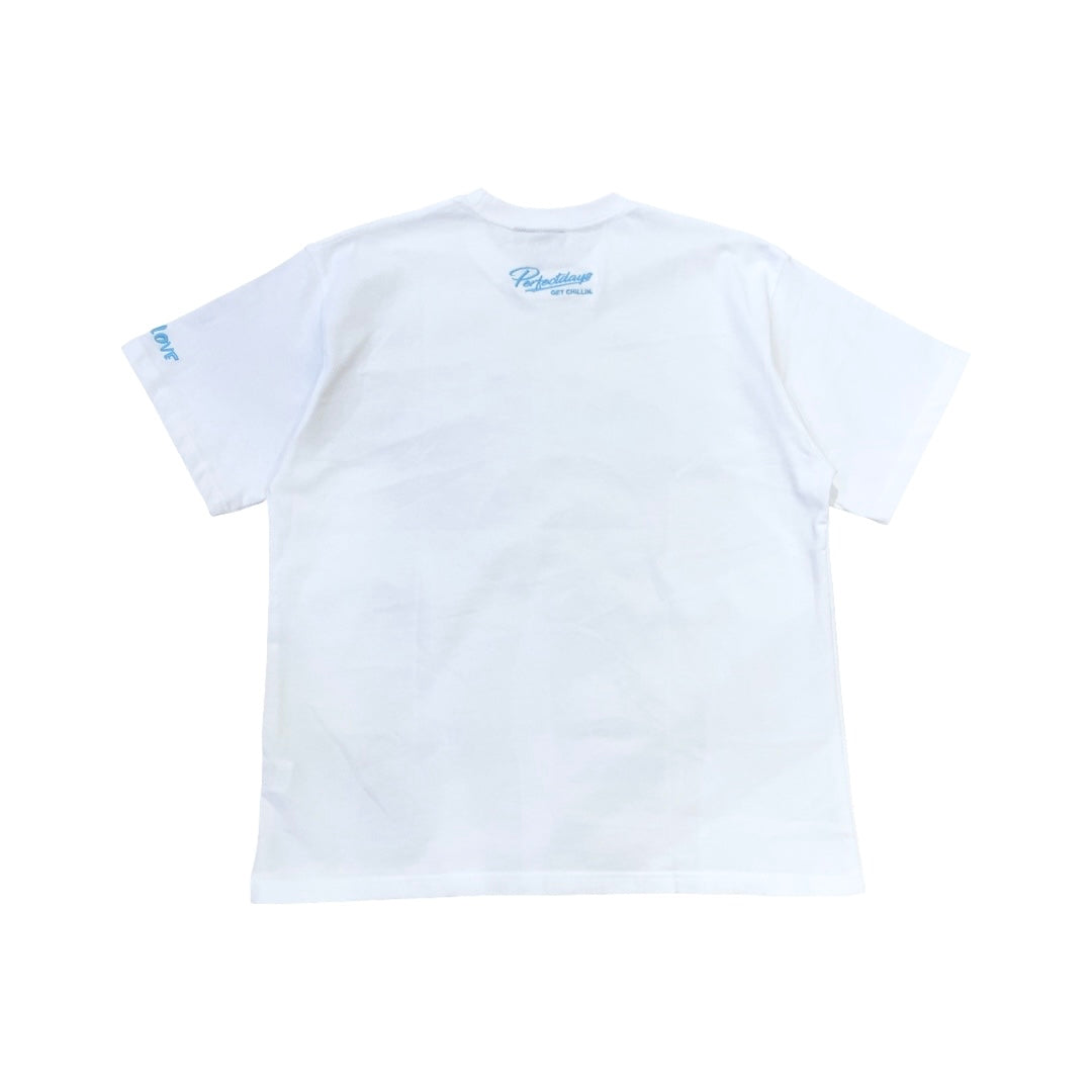 BIG LOGO S/S TEE - WHITE / MINT