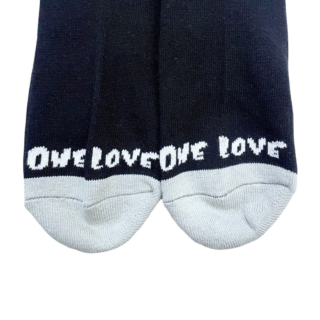 LOGO SOCKS - BLACK/WHITE
