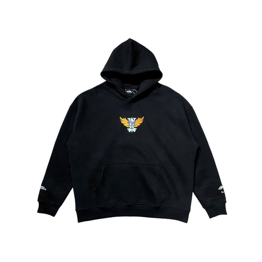 NY EAGLE HOODIE - BLACK