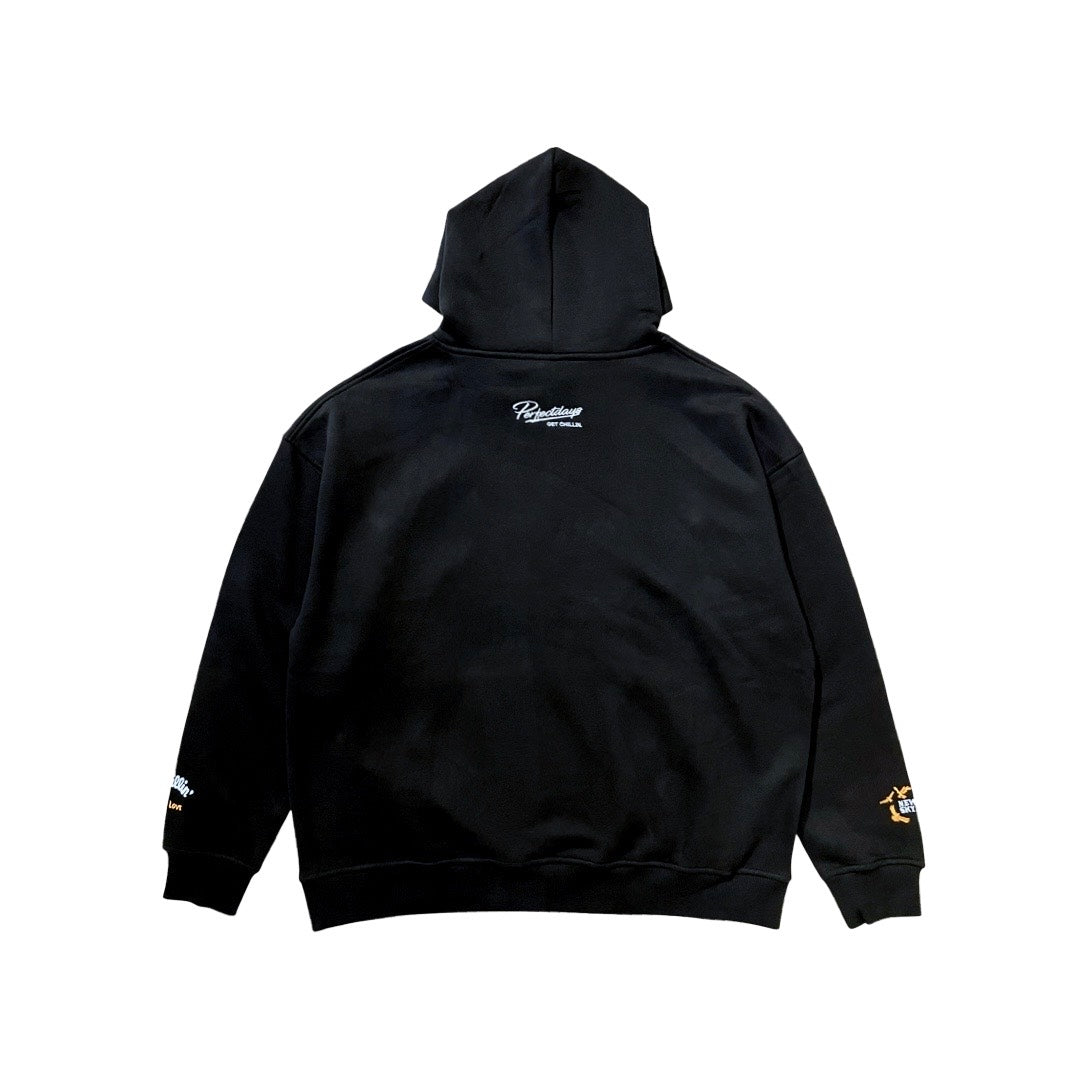NY EAGLE HOODIE - BLACK
