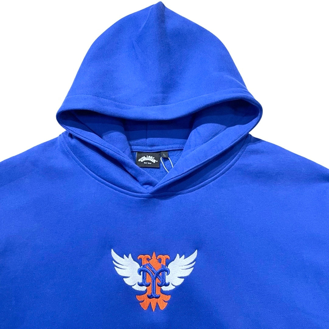 NY EAGLE HOODIE - BLUE