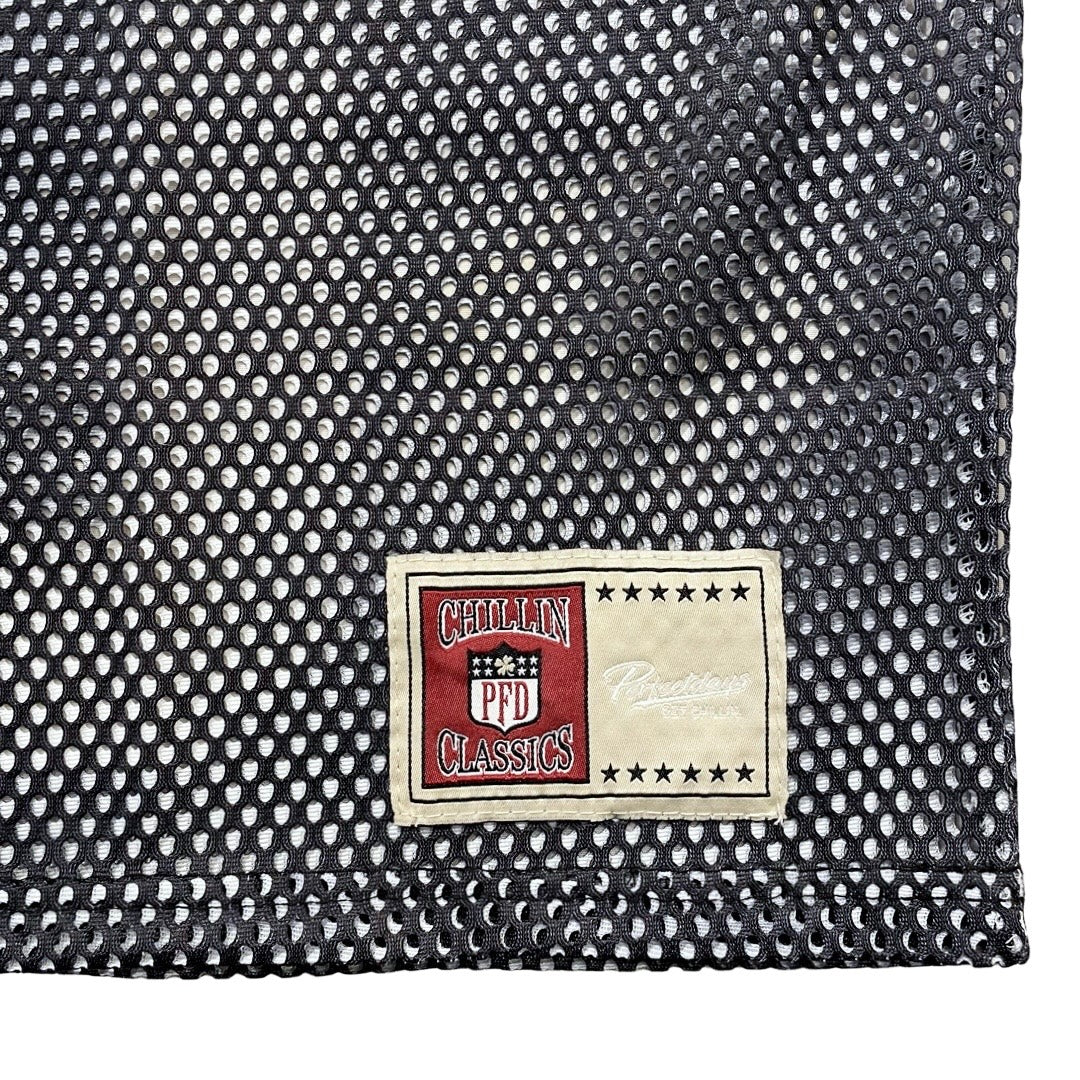 ROSE FOOTBALL MESH JERSEY - BLACK