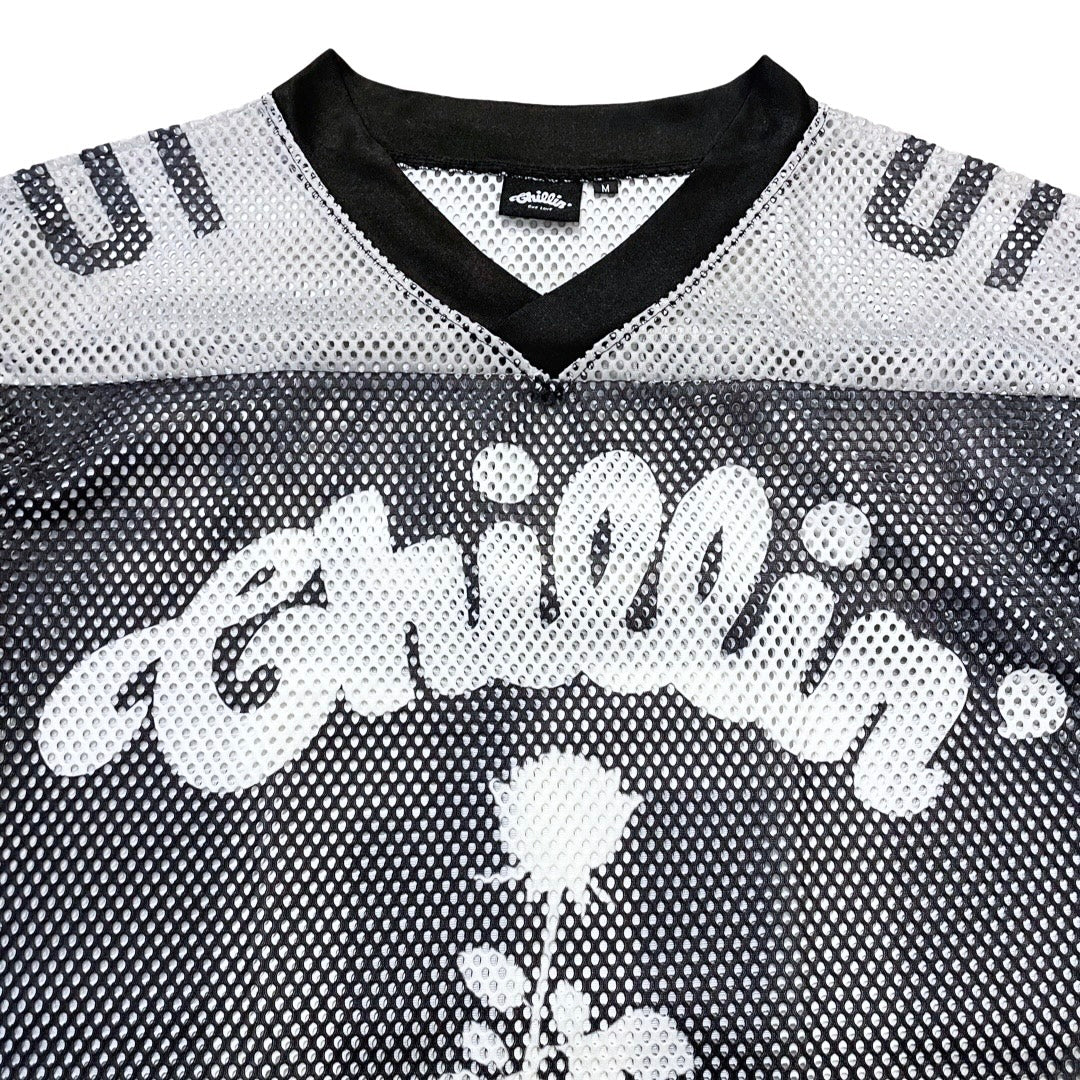 ROSE FOOTBALL MESH JERSEY - BLACK