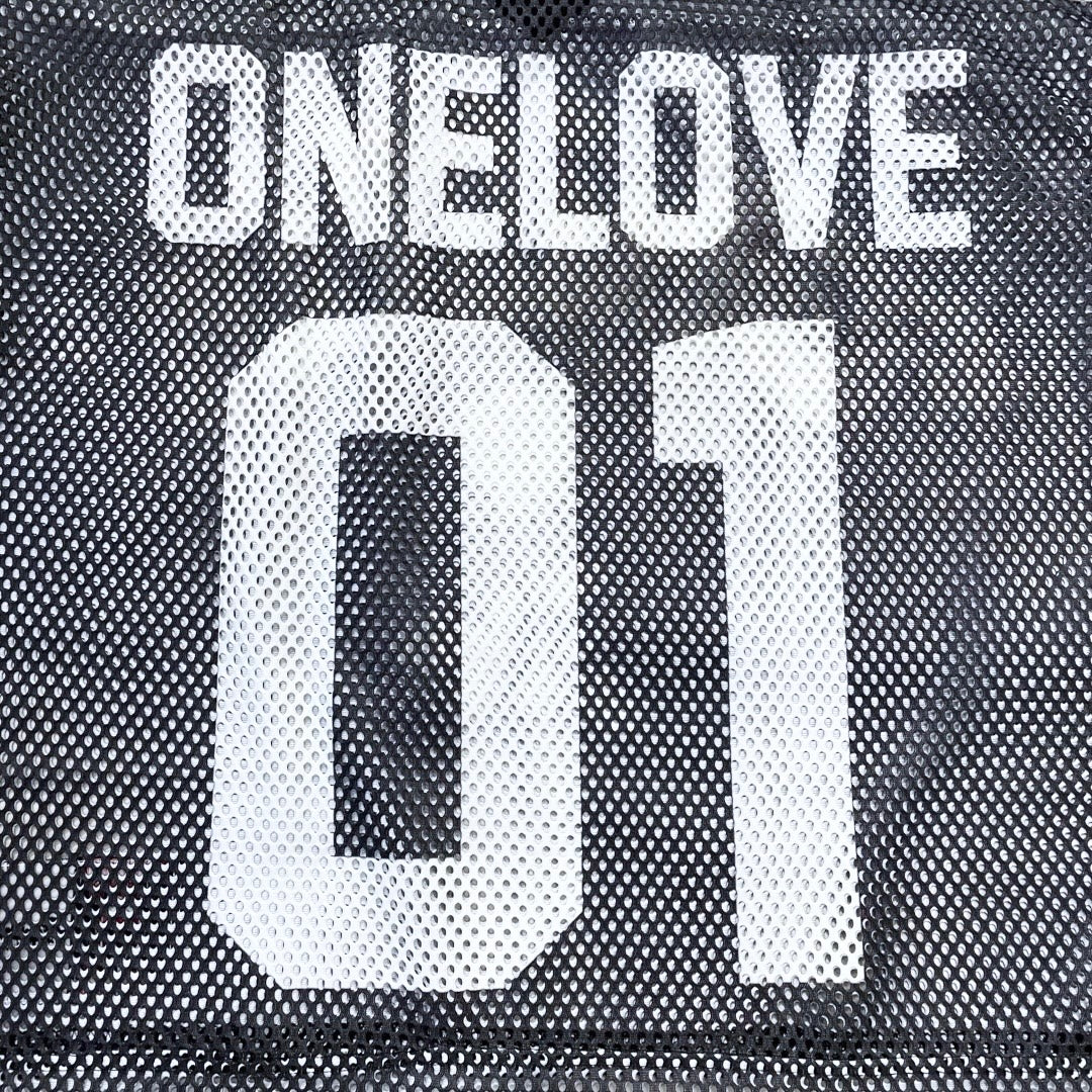 ROSE FOOTBALL MESH JERSEY - BLACK