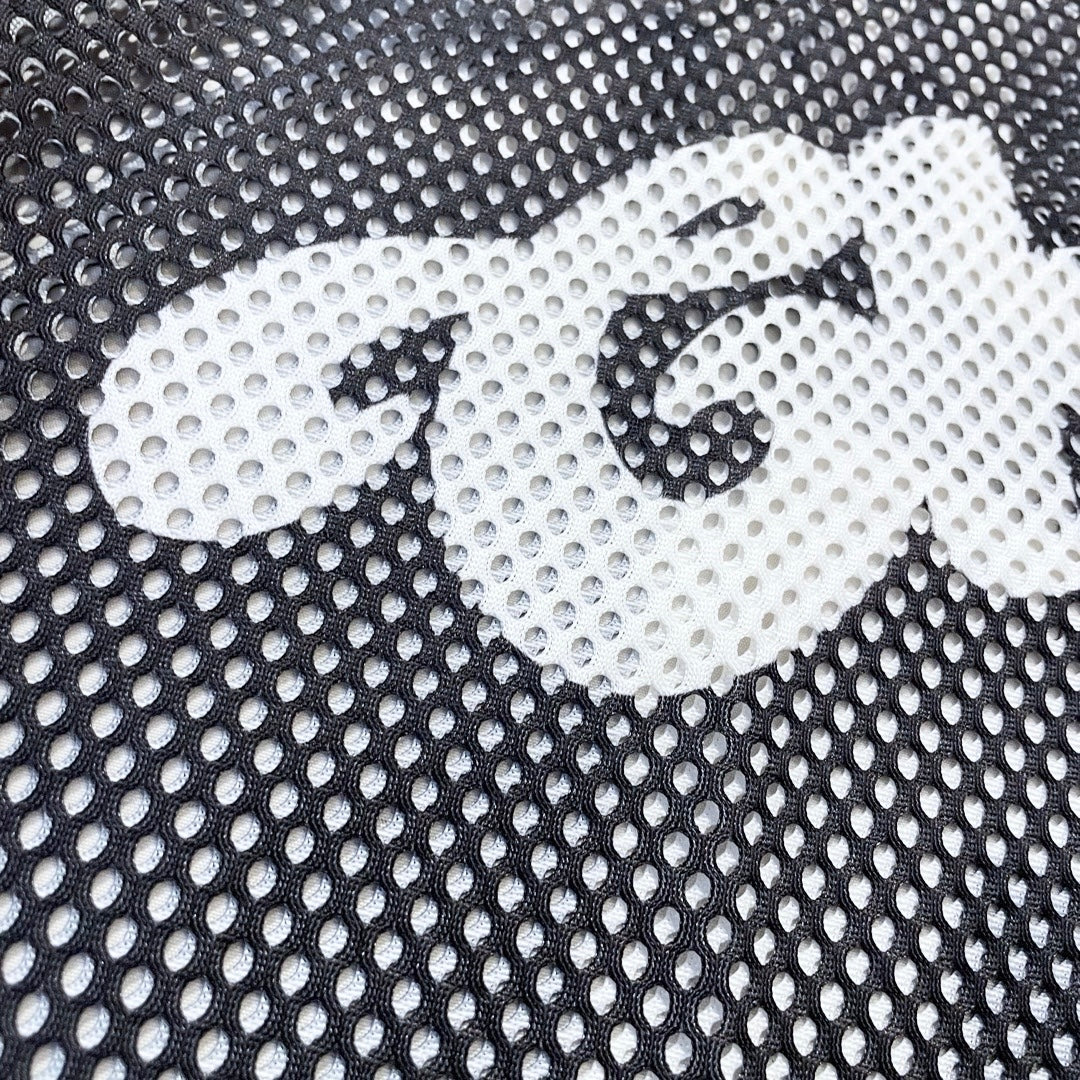ROSE FOOTBALL MESH JERSEY - BLACK