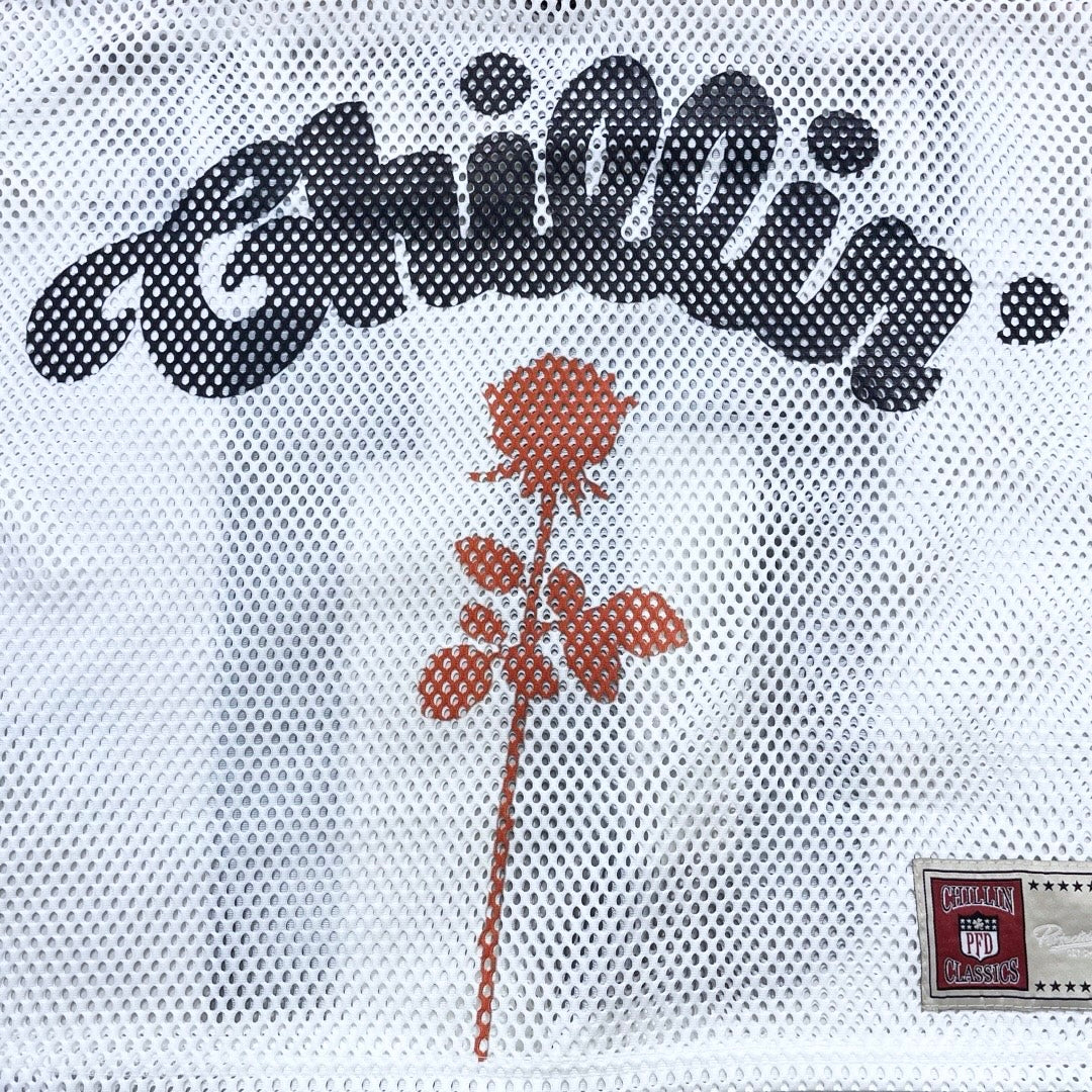 ROSE FOOTBALL MESH JERSEY - RED