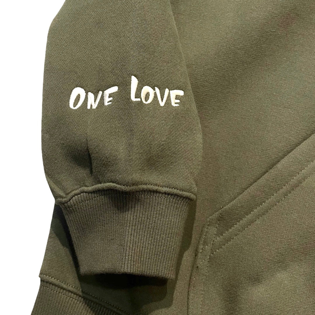 NY BUTTERFLY SWEATSUIT SET - MOS GREEN