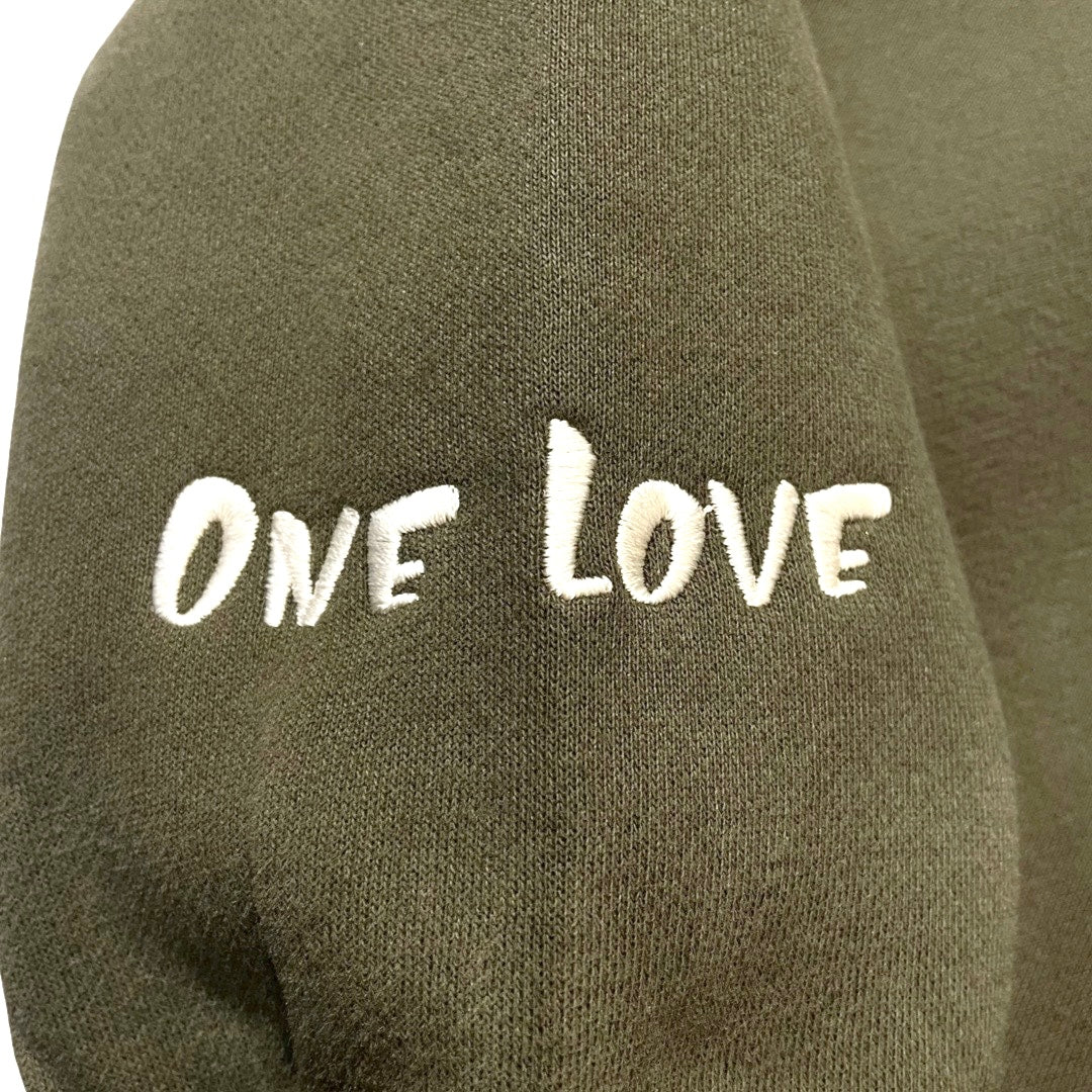 NY BUTTERFLY SWEATSUIT SET - MOS GREEN