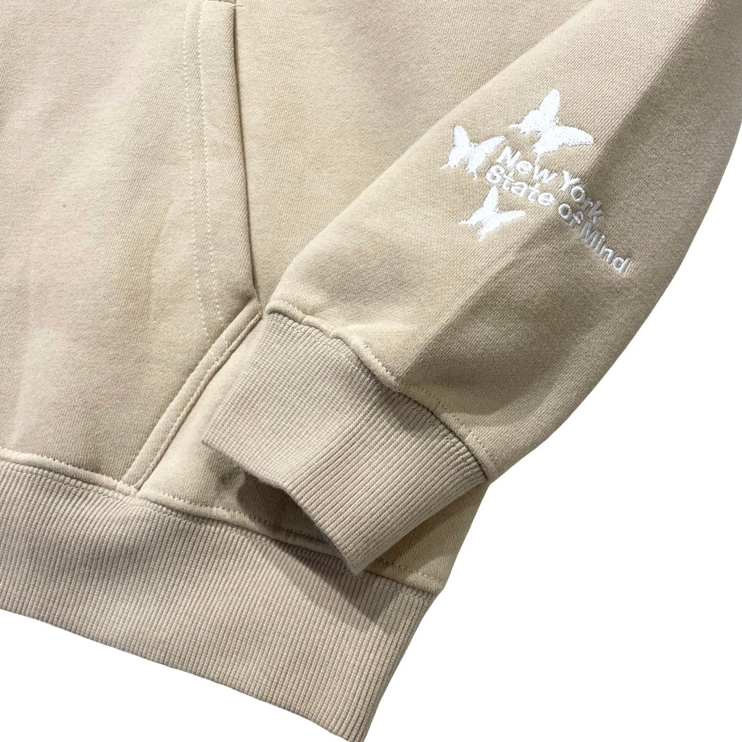NY BUTTERFLY SWEATSUIT SET - KHAKI