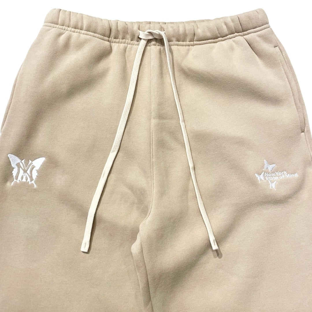 NY BUTTERFLY SWEATSUIT SET - KHAKI