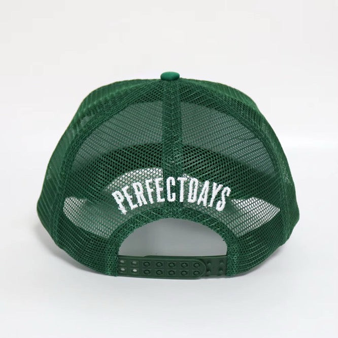 LOGO 5PANEL MESH CAP - WHITE / GREEN