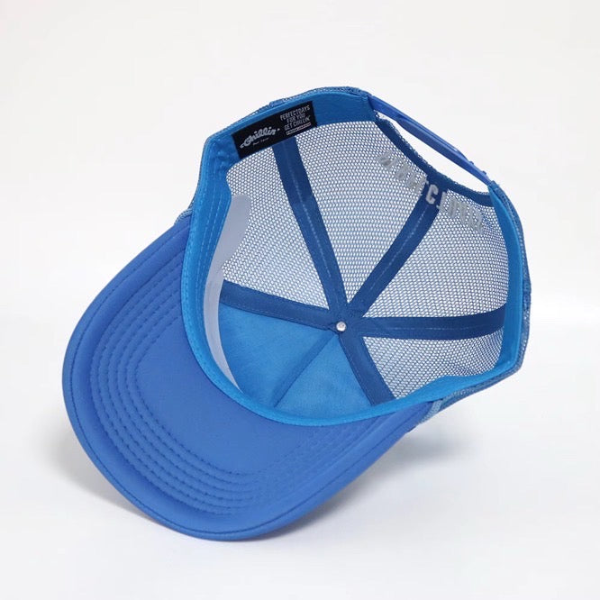 LOGO 5PANEL MESH CAP - WHITE / BLUE