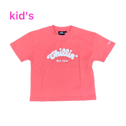 KID'S LOGO S/S TEE - ORANGE