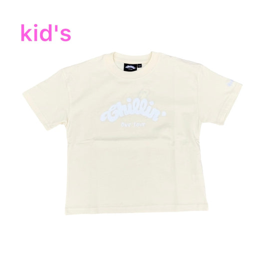 KID'S LOGO S/S TEE - CREAM