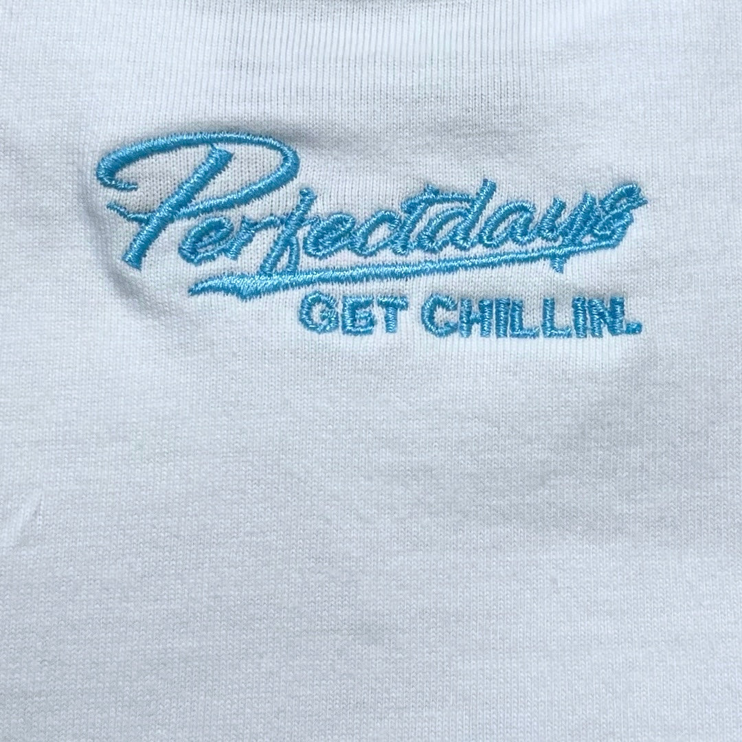 KID'S LOGO S/S TEE - WHITE / MINT