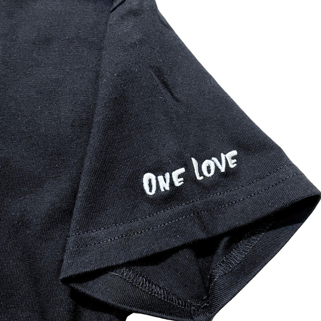 KID'S LOGO S/S TEE - BLACK / WHITE
