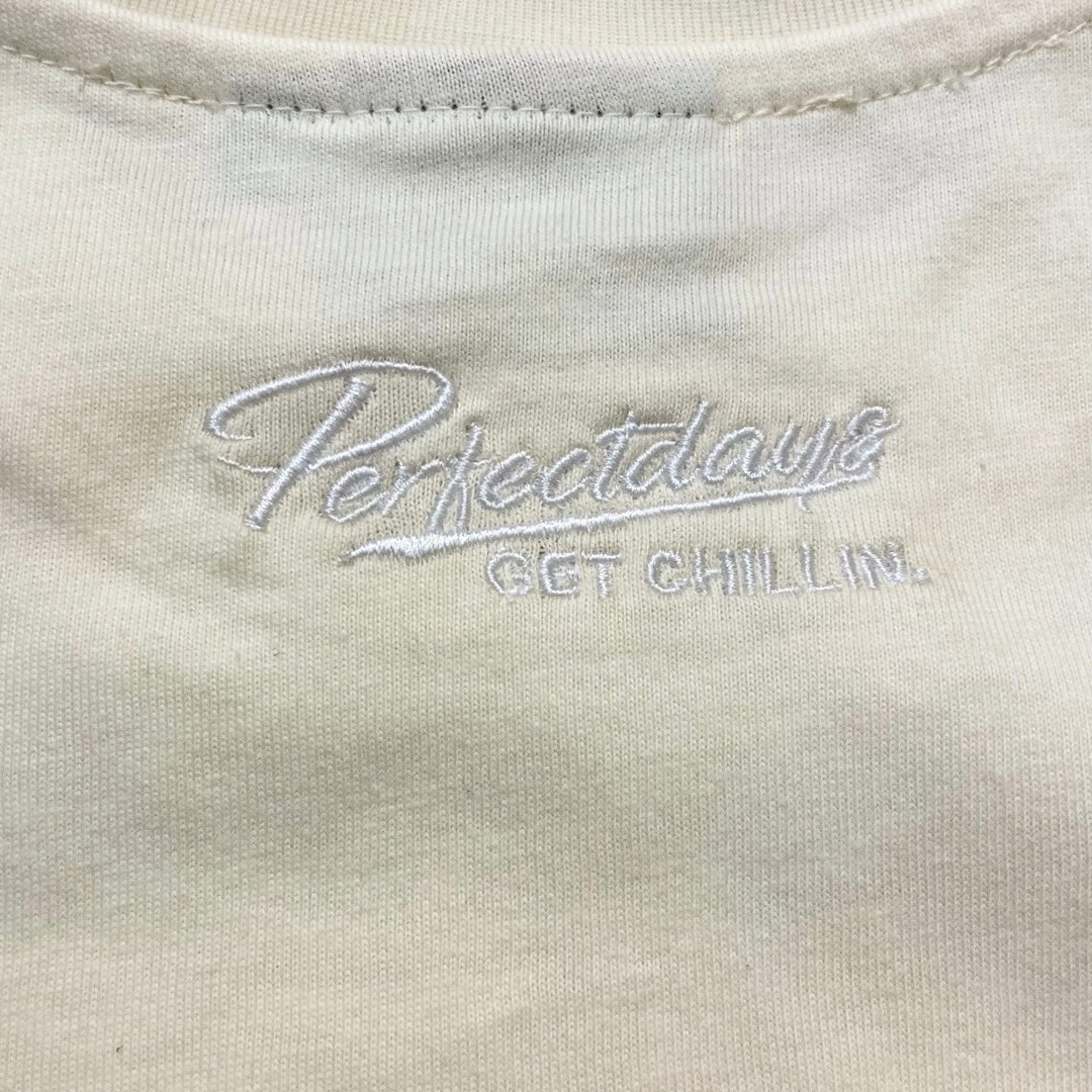 KID'S LOGO S/S TEE - CREAM