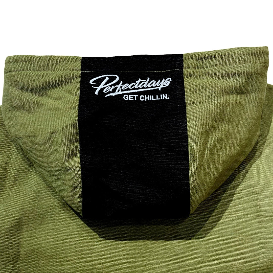 DUCK JACKET - MOS GREEN