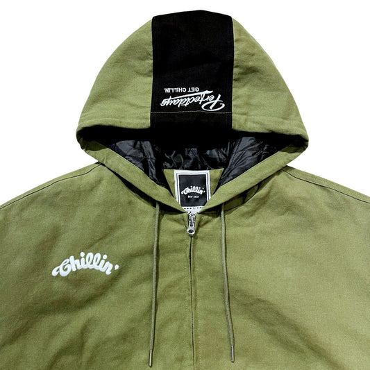 DUCK JACKET - MOS GREEN