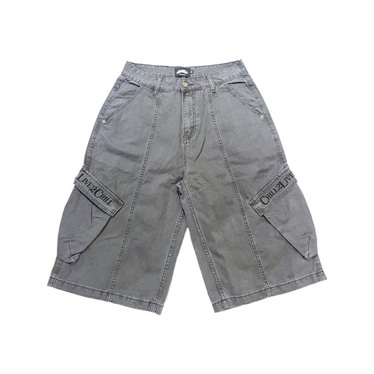 CARGO SHORTS - BLACK