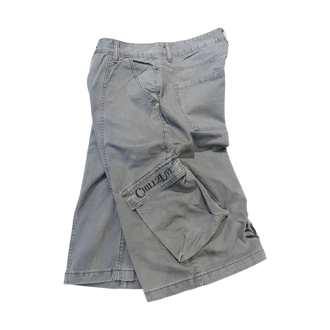 CARGO SHORTS - BLACK