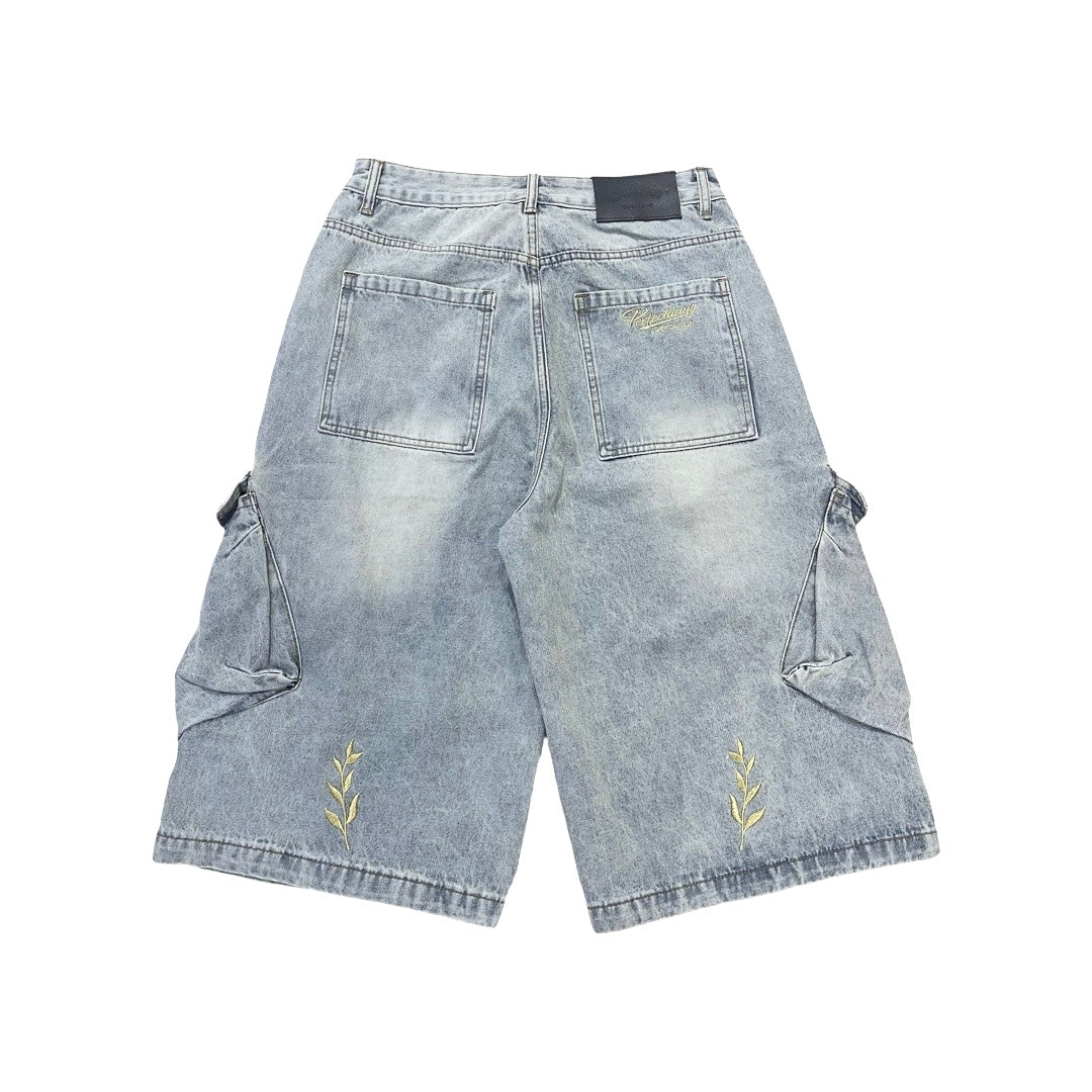 CARGO SHORTS - BLUE