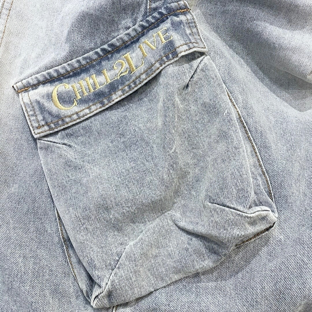 CARGO SHORTS - BLUE