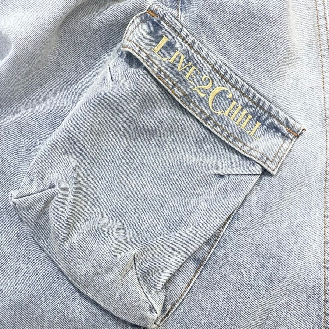 CARGO SHORTS - BLUE