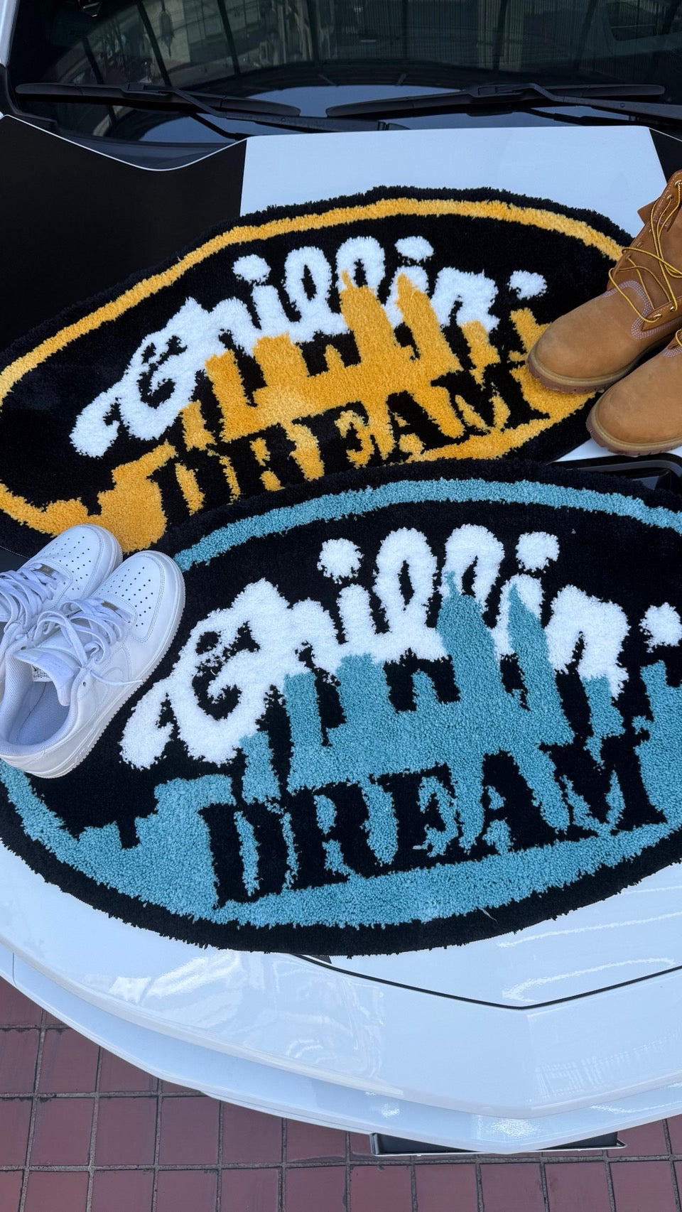 DREAM FLOOR MAT - YELLOW