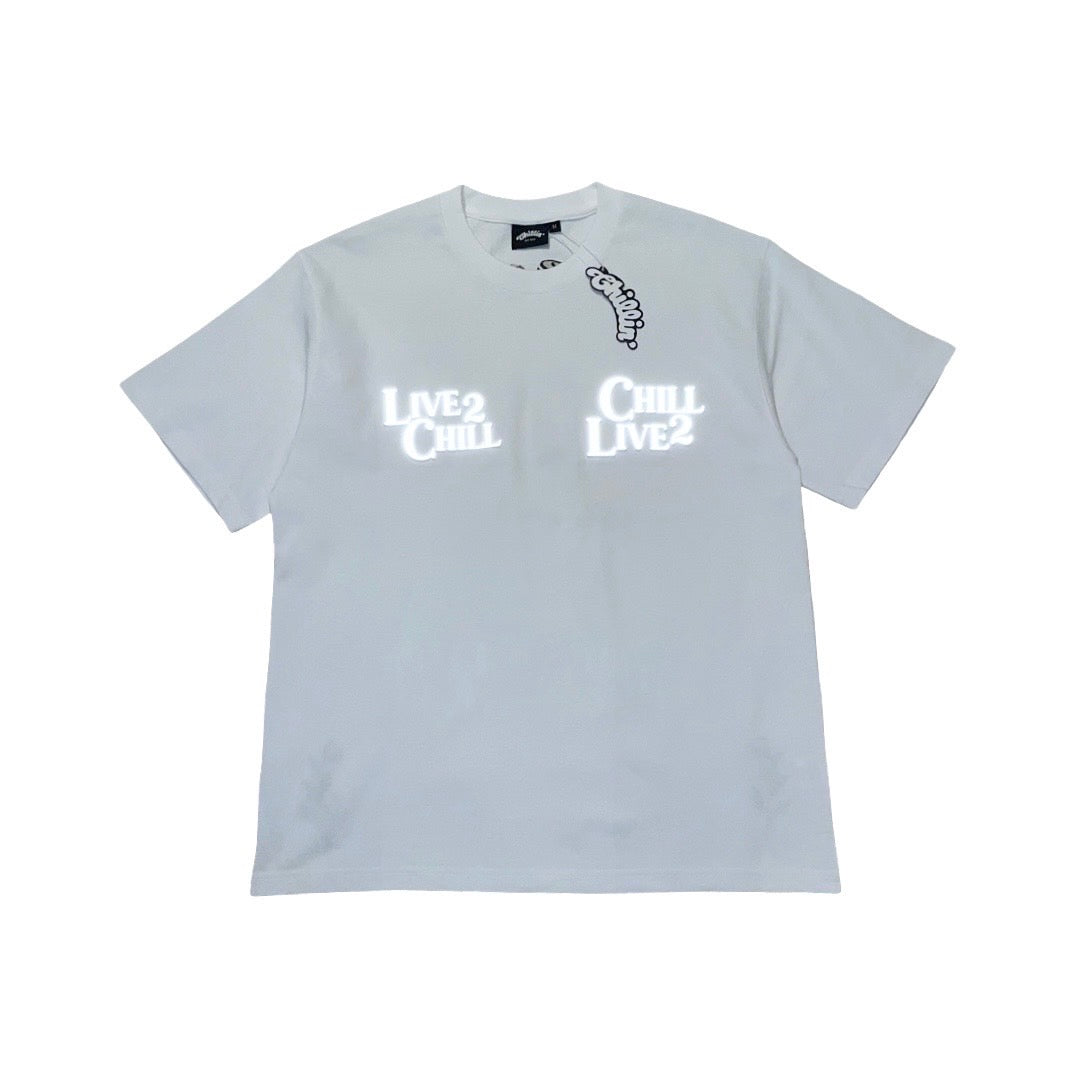 L2C C2L REFLECTOR S/S TEE - WHITE