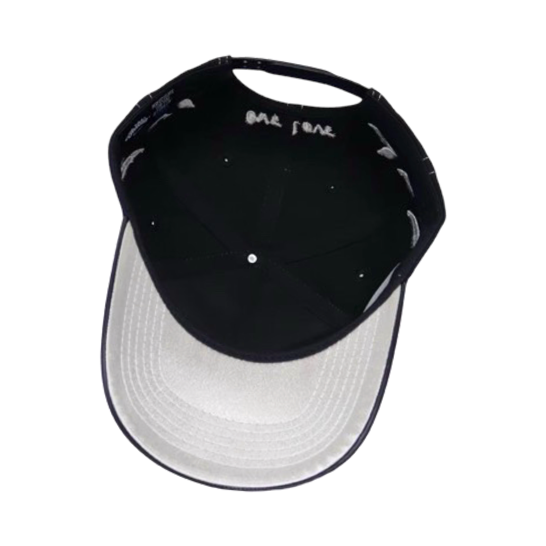 "LOGO" 5PANEL CAP - BLACK