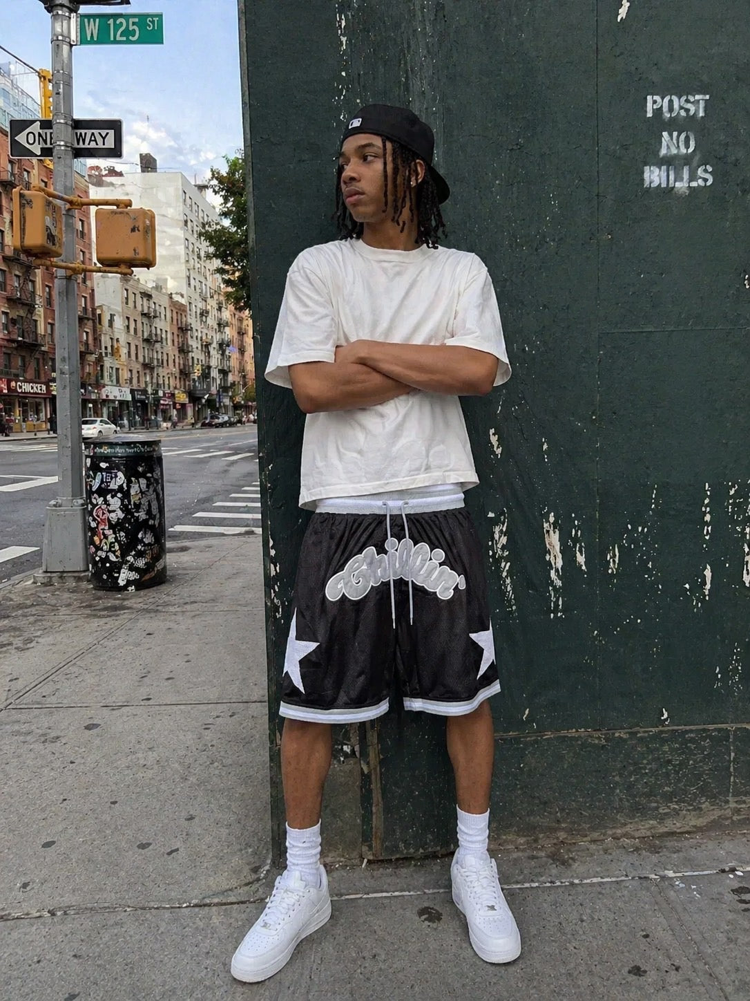 BASKETBALL STAR SHORTS - MINT