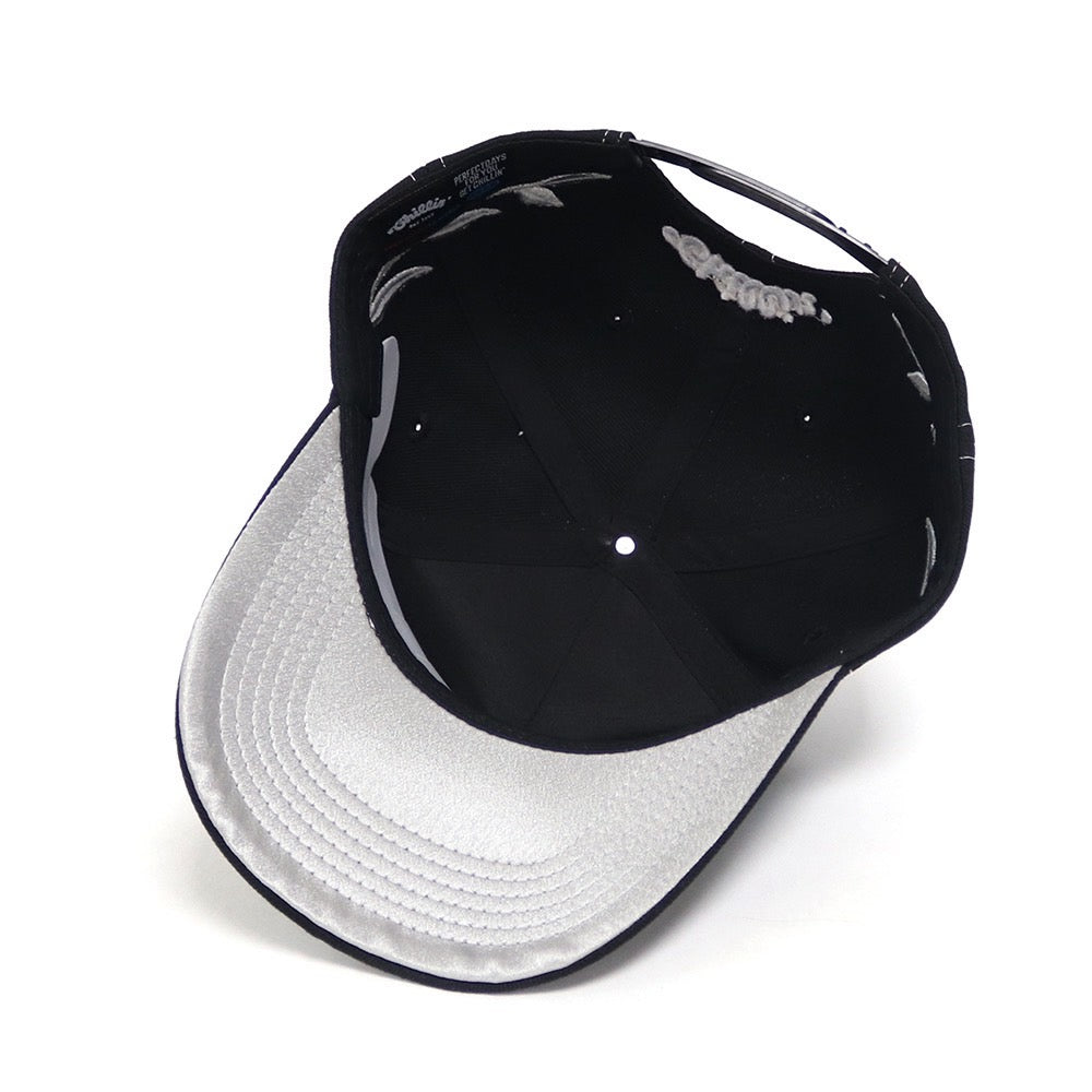 "C LOGO" 5 PANEL CAP - Black