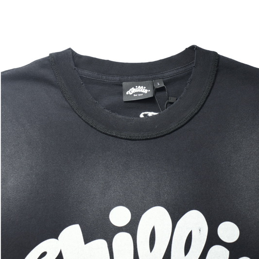 BIG LOGO SLEEVELESS TEE - BLACK
