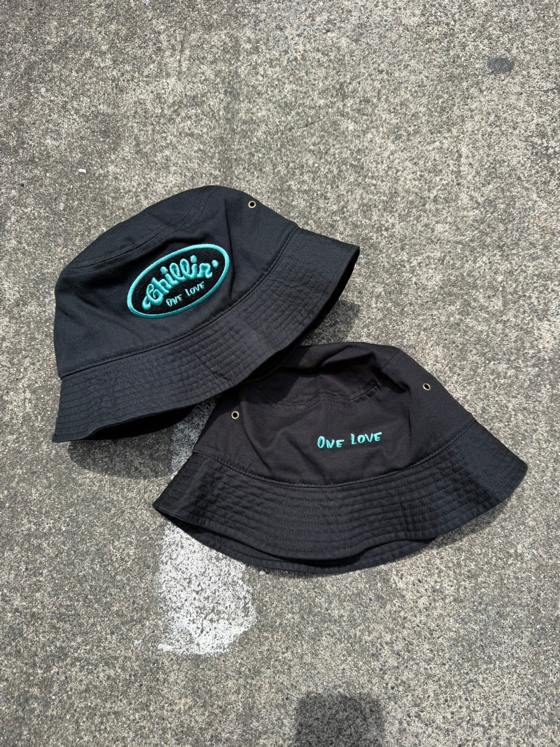 BUCKET HAT - BLACK / MINT